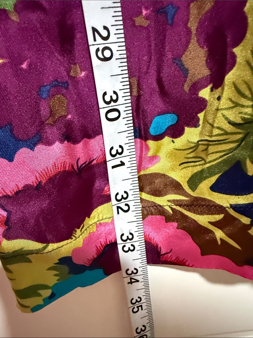 Johnny Was Multicolor Floral Tunic with Navy Base and Pink Accents - Picture 7 of 7
